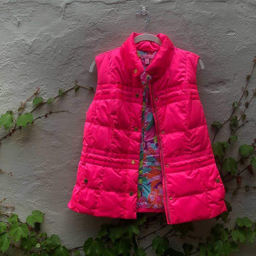 Lilly Pulitzer Isabelle Puffer Vest!!